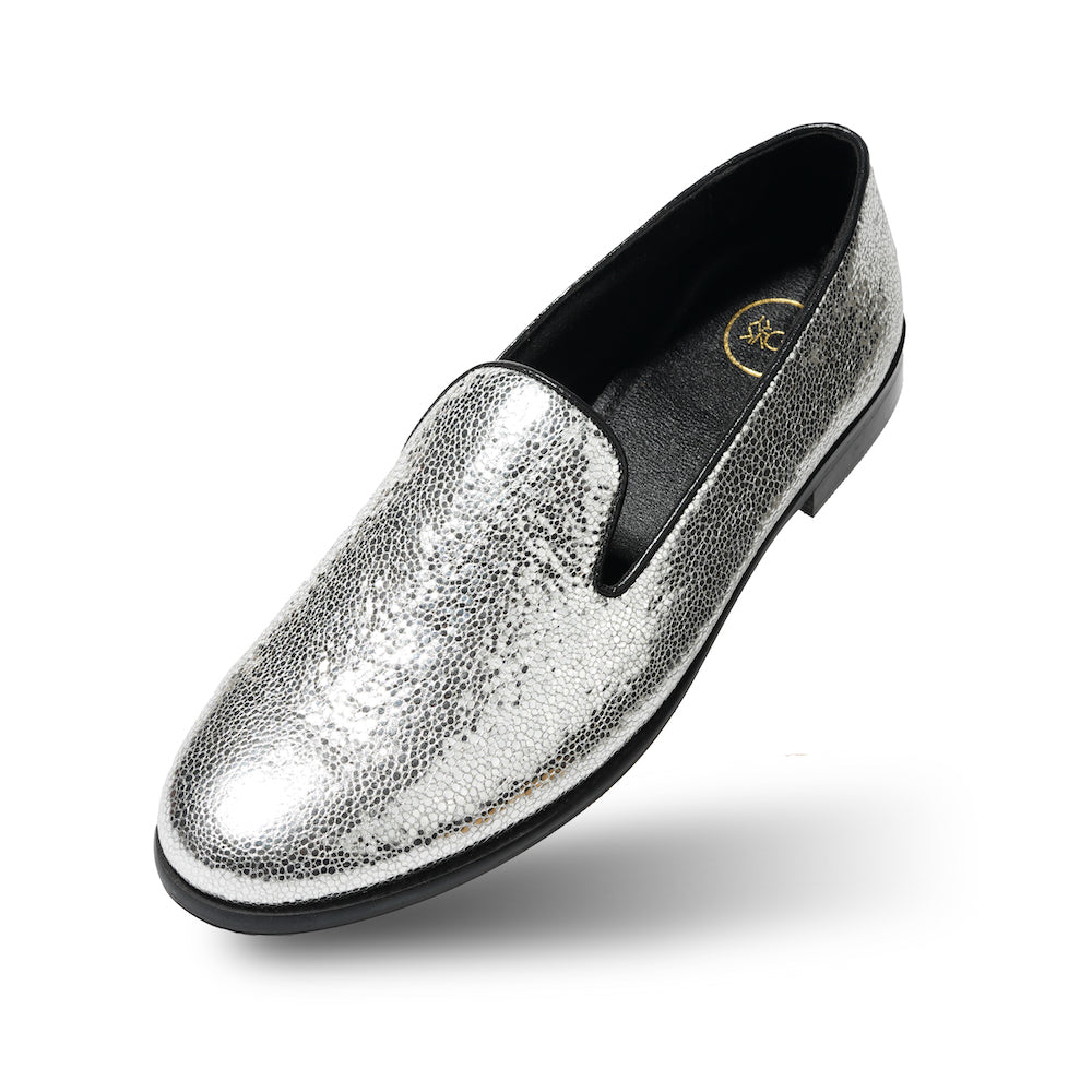 Monkstory Limited Edition Metallic Sheen Slip-On Loafers