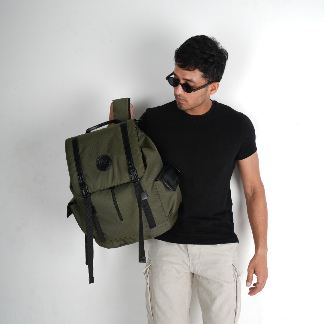 Monkstory Odyssey Backpack - Olive Green