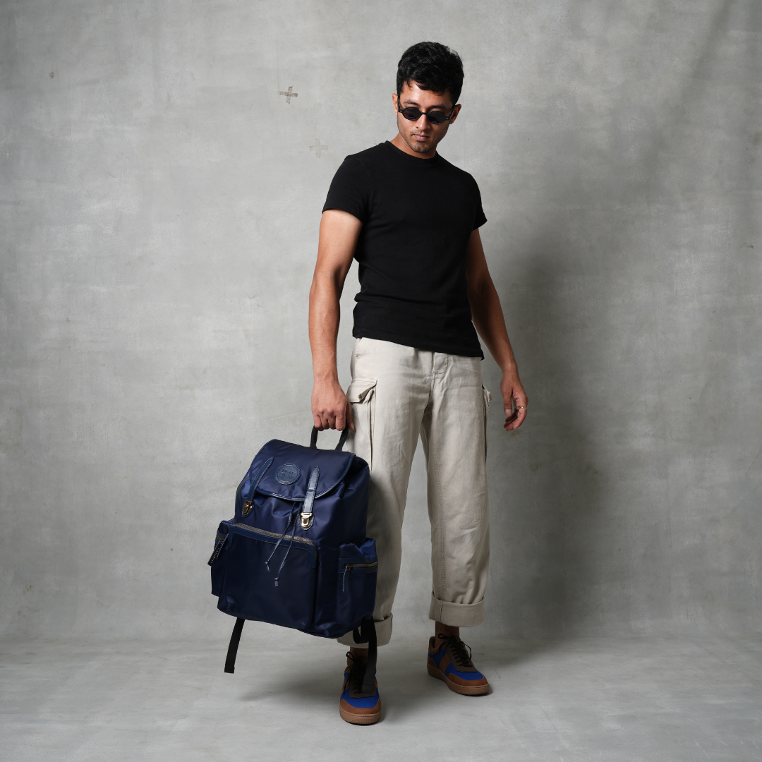 Monkstory Classic Urban Backpack - Midnight Blue