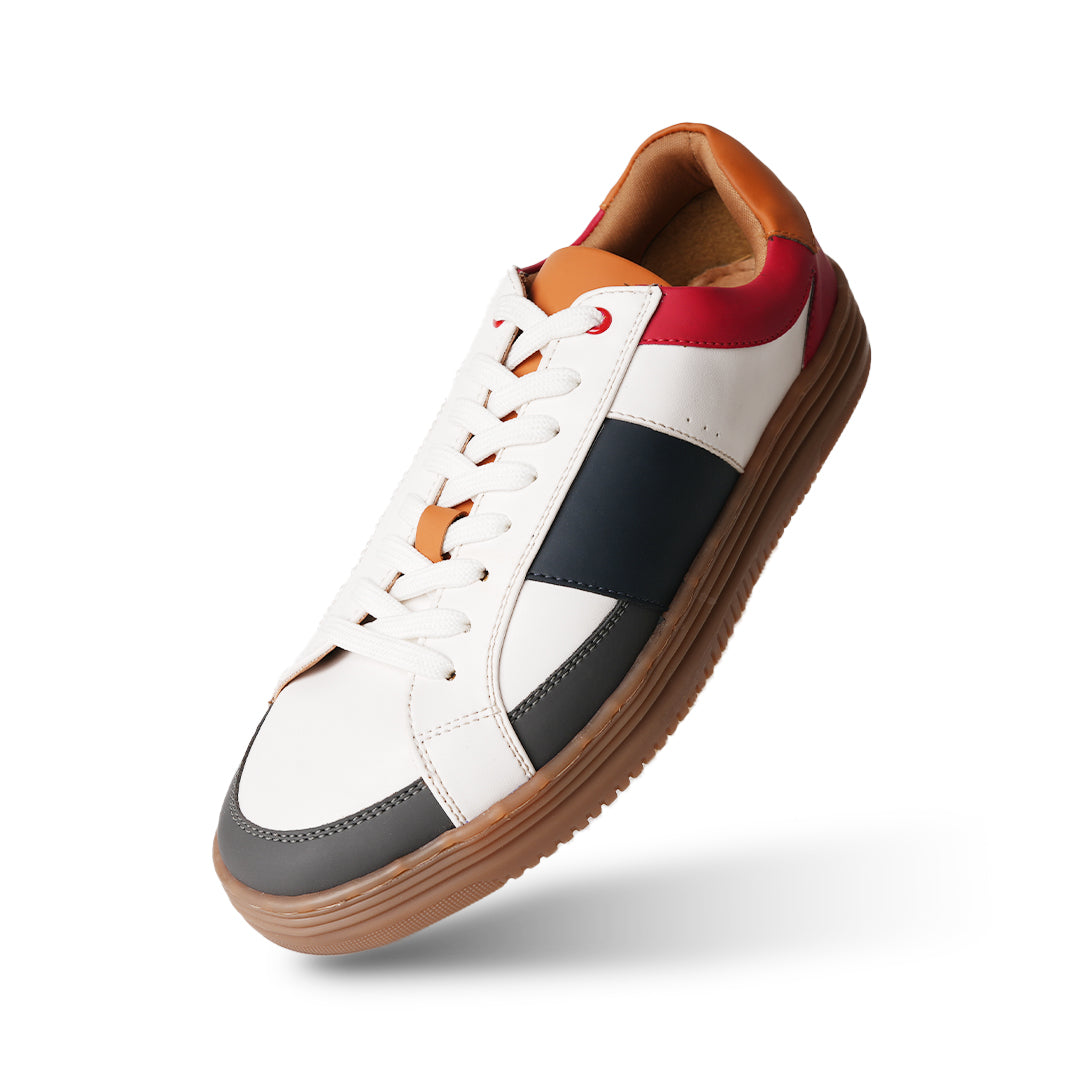 multicolor platform sneakers