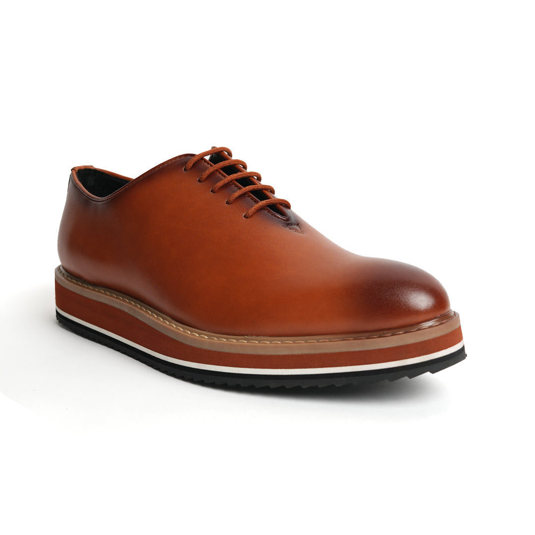 Monkstory Brown Oxford Casual Shoes