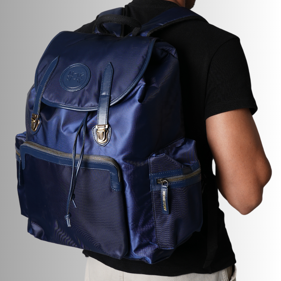 Monkstory Classic Urban Backpack - Midnight Blue