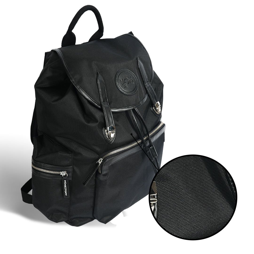 Monkstory Classic Urban Backpack - Black