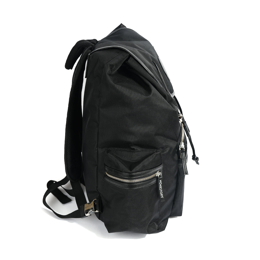 Monkstory Classic Urban Backpack - Black