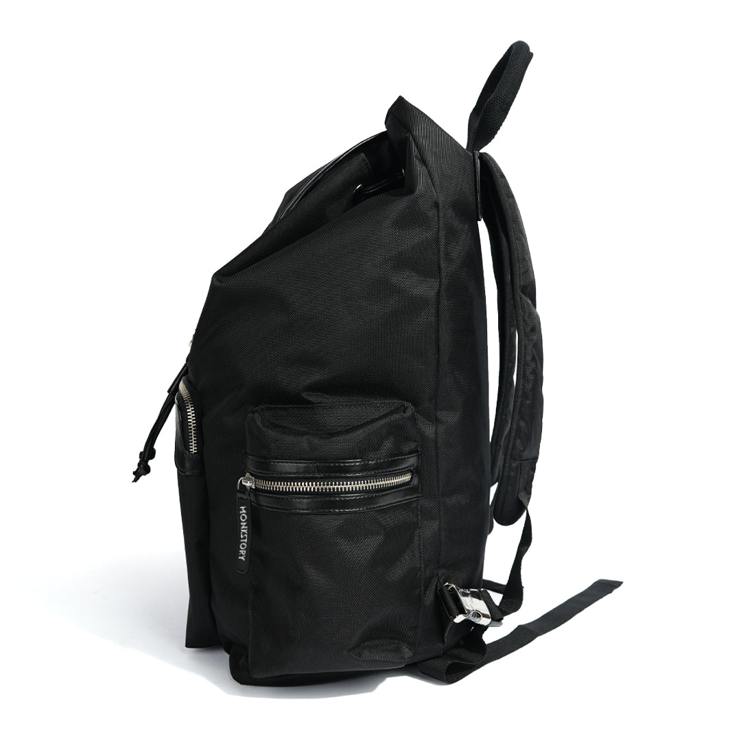 Monkstory Classic Urban Backpack - Black