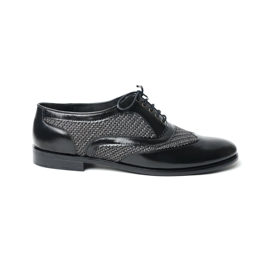 Monkstory Limited Edition Hybrid Lace Fusion Slip-On - Black