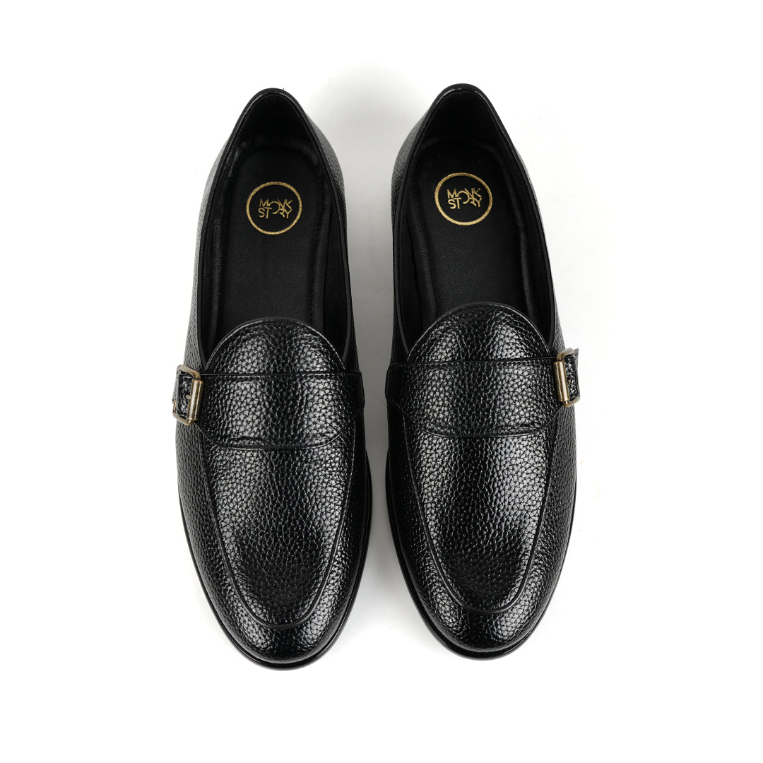 Monkstory Monkstrap Formal Shoes - Black