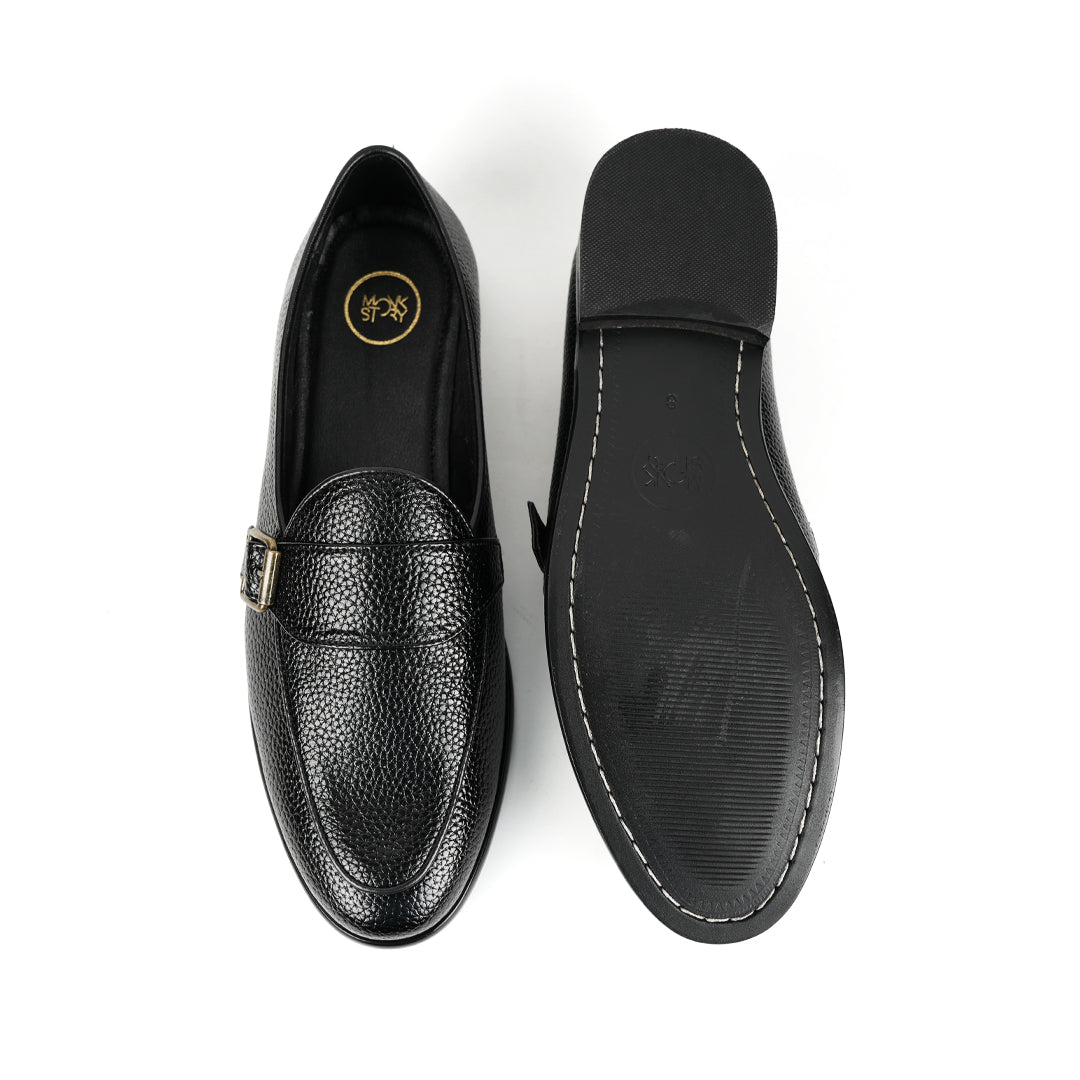 Monkstory Monkstrap Formal Shoes - Black