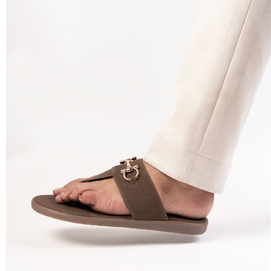 T-Rad Luxe Horsebit Sandals - Brown