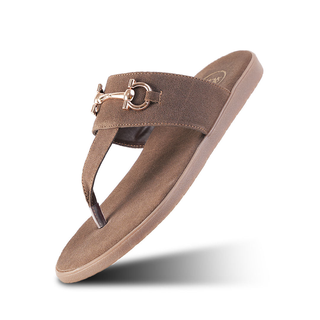 T-Rad Luxe Horsebit Sandals - Brown