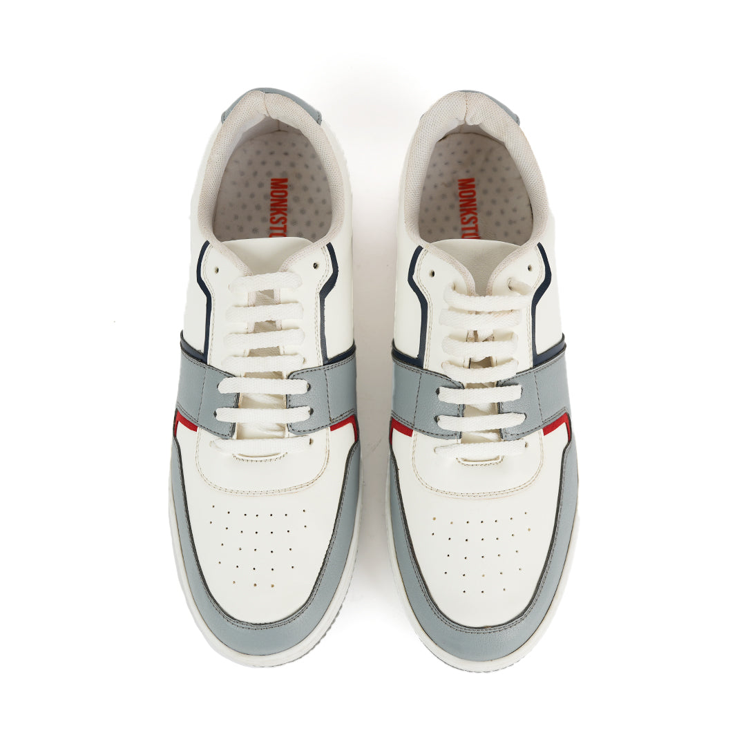 Monkstory Retro Street Sneakers - White