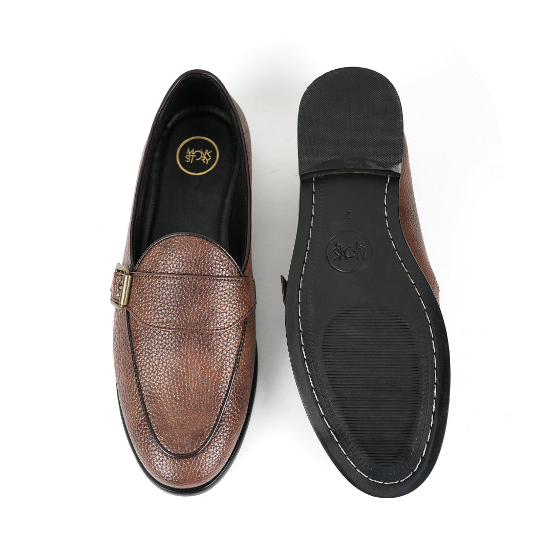 Monkstory Monkstrap Formal Shoes - Brown