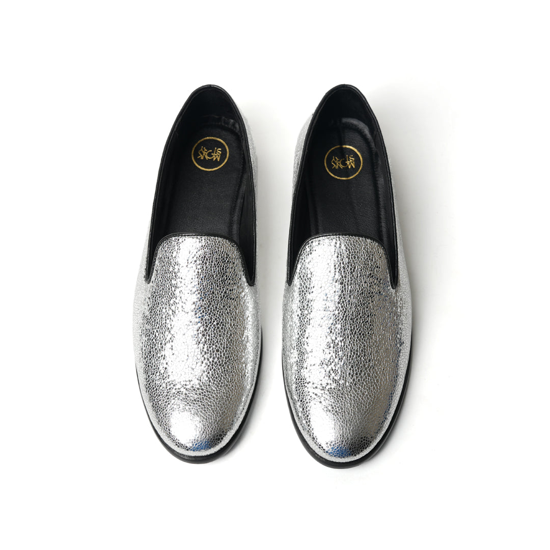 Monkstory Limited Edition Metallic Sheen Slip-On Loafers