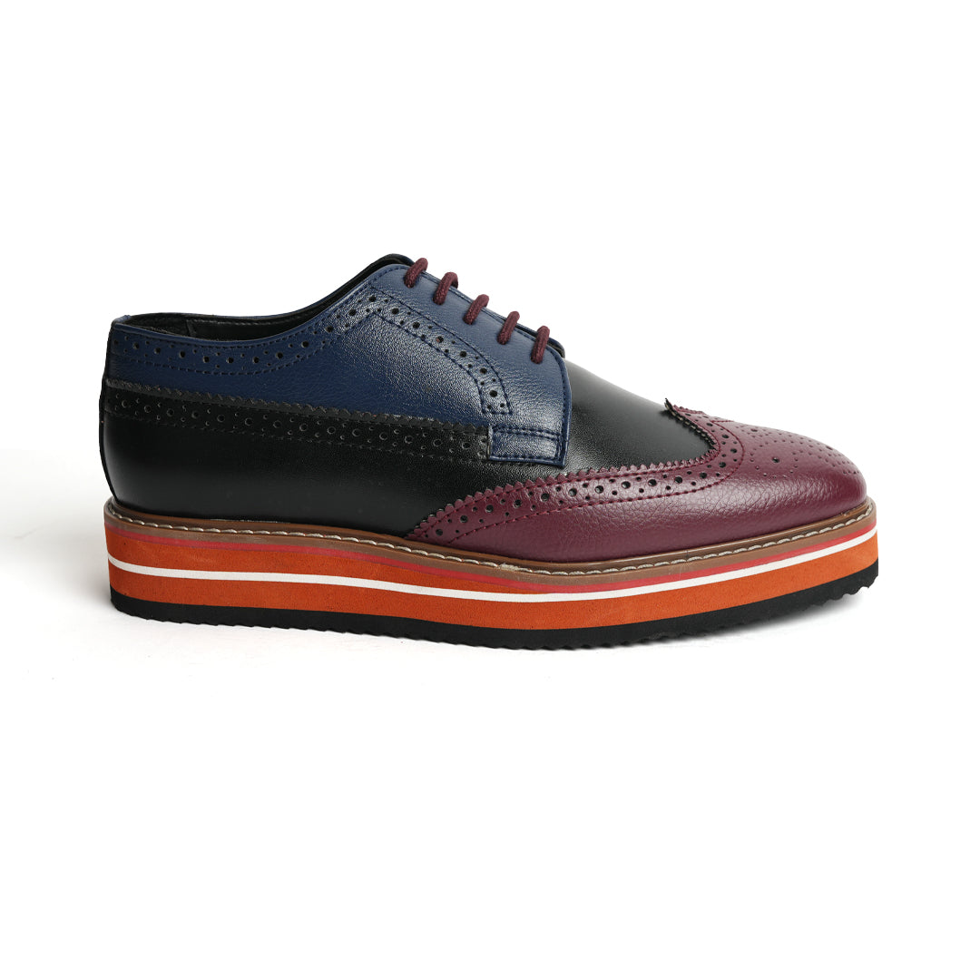 Mens colored sales sole oxfords