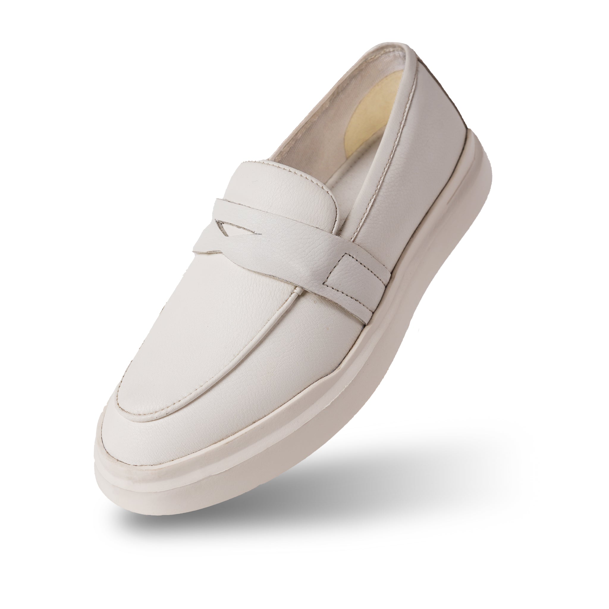 mens slip on sneakers white