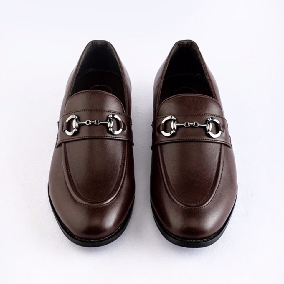 Identity Horsebit Slip-ons - Brown