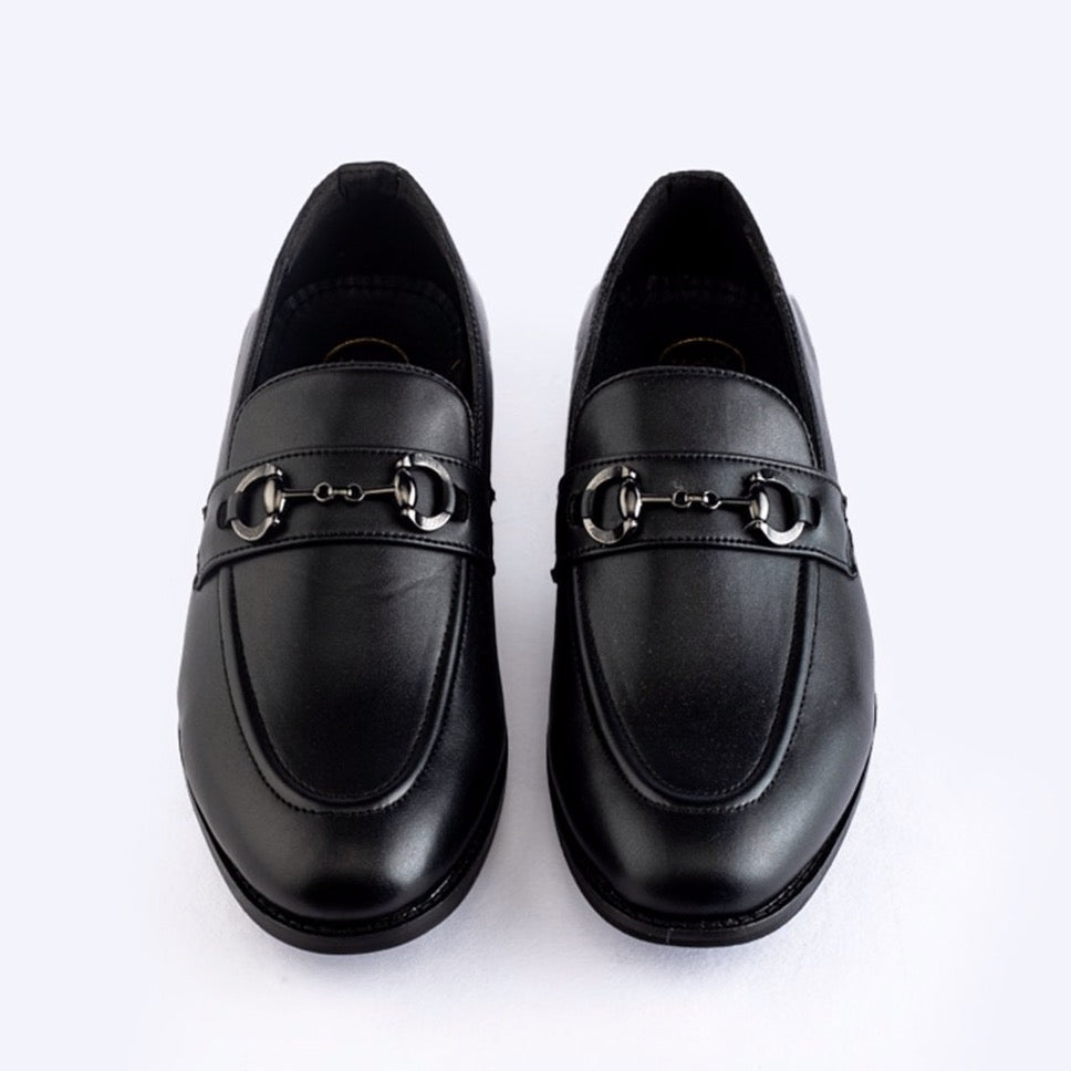 Identity Horsebit Slip-ons - Black