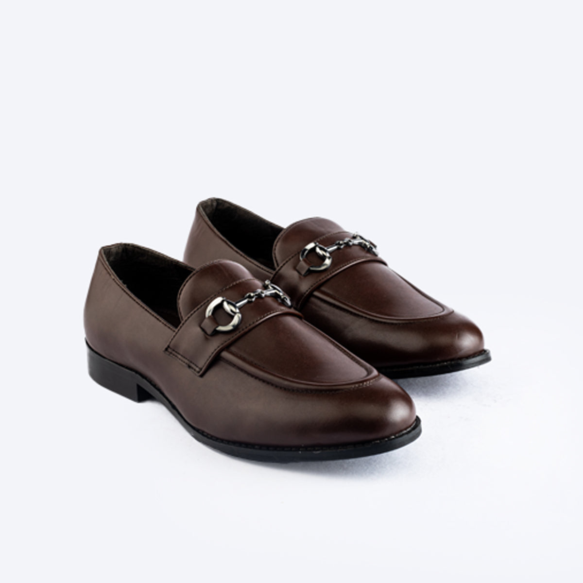 Identity Horsebit Slip-ons - Brown