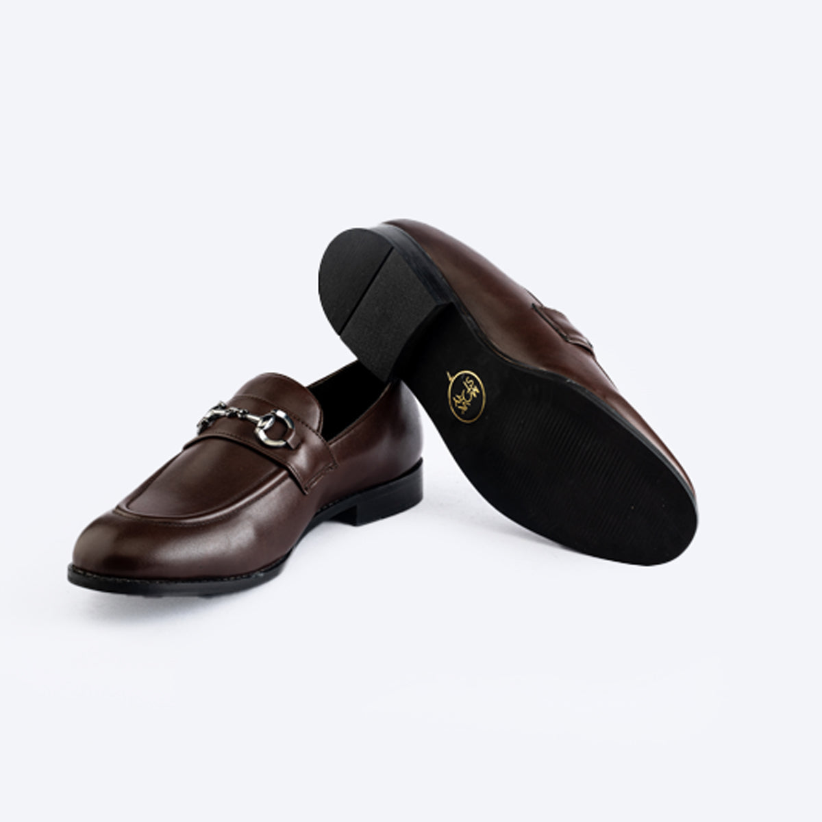 Identity Horsebit Slip-ons - Brown