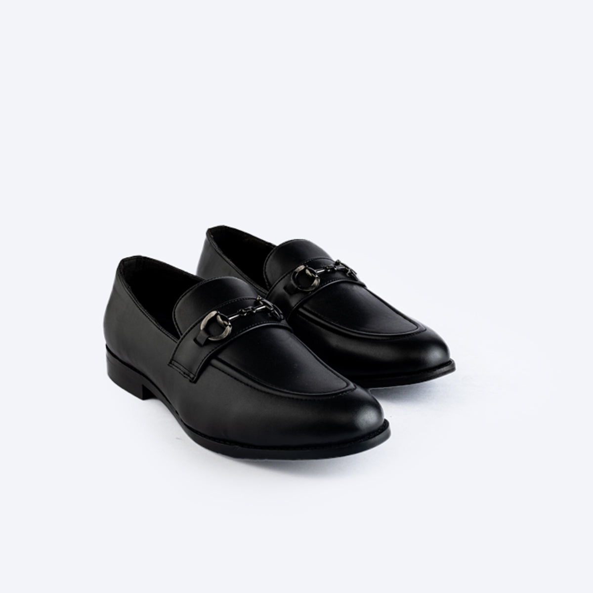 Identity Horsebit Slip-ons - Black