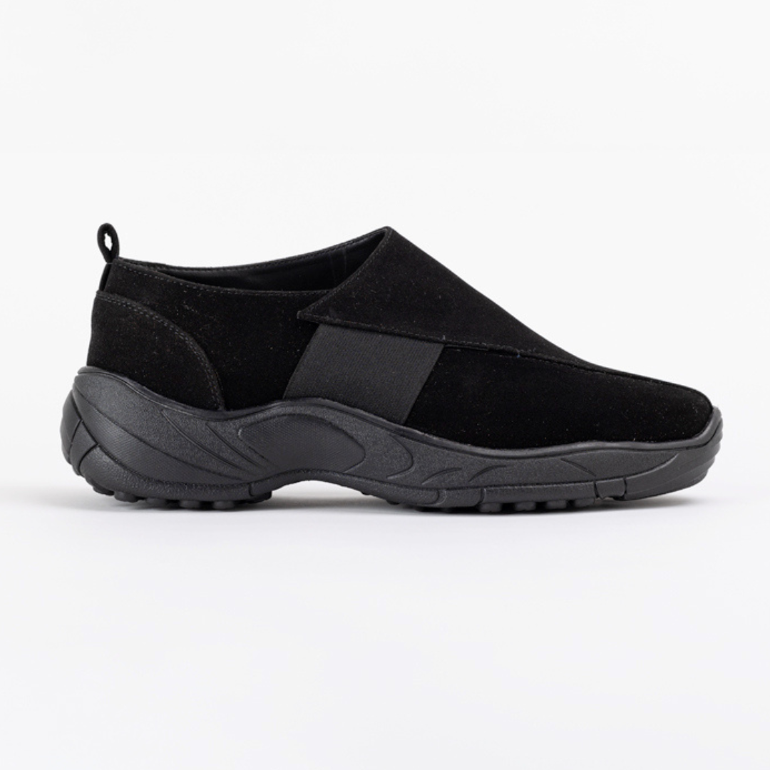 Bold Smart Casual Comfy Sneakers Black