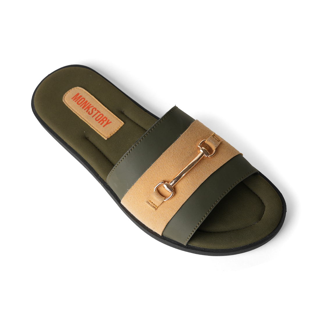Horsebit Slides - Yellow