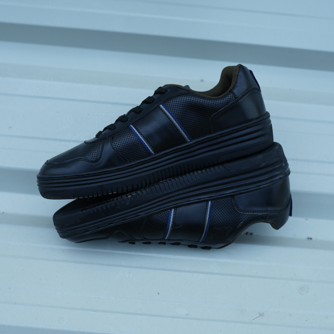 Monkstory Midnight Stride Sneakers - Black