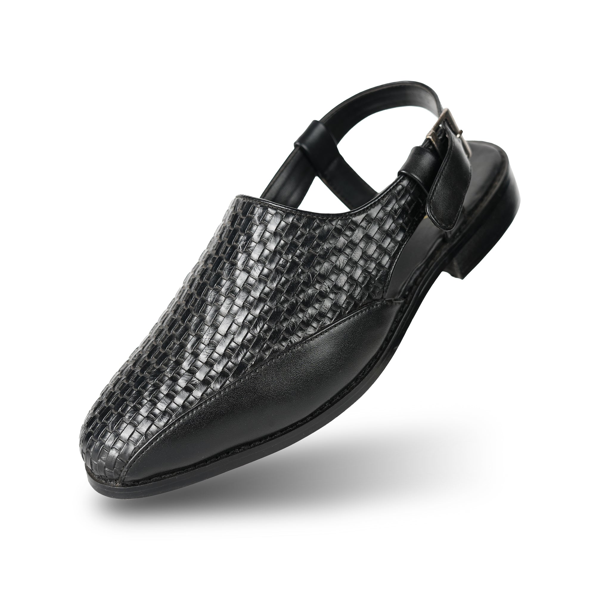 Avola Braided Sandals - Black