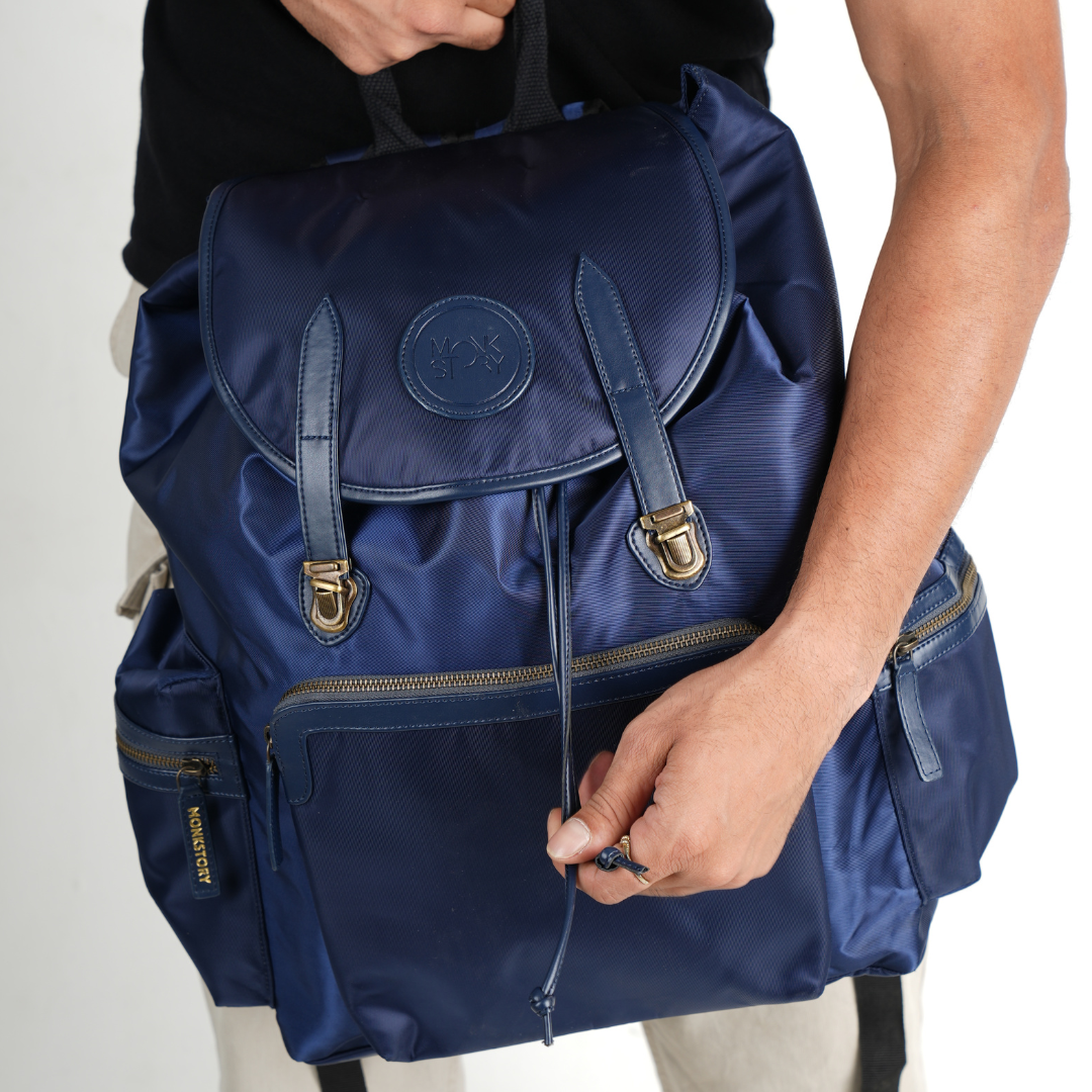 Monkstory Classic Urban Backpack - Midnight Blue