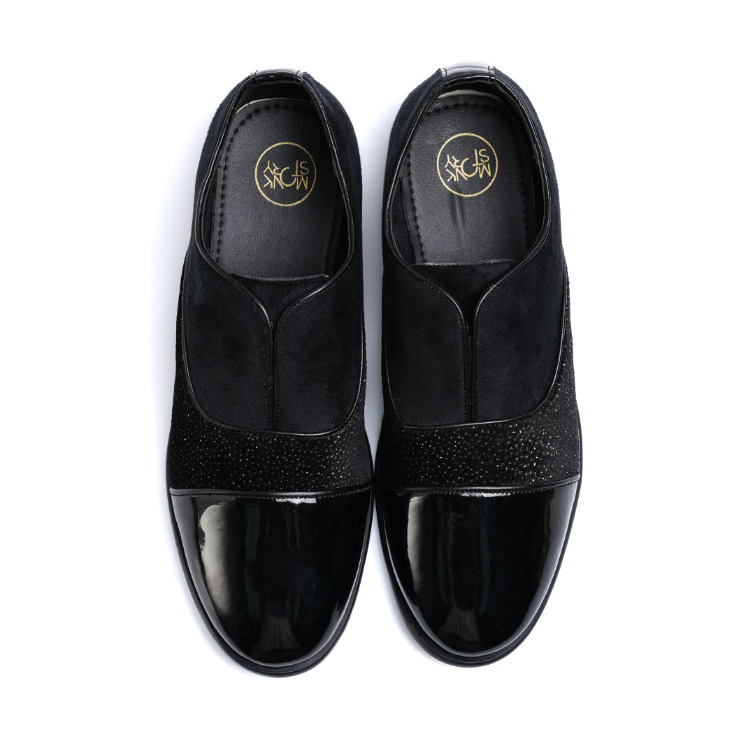 Monkstory Starlit Slip-Ons - Black