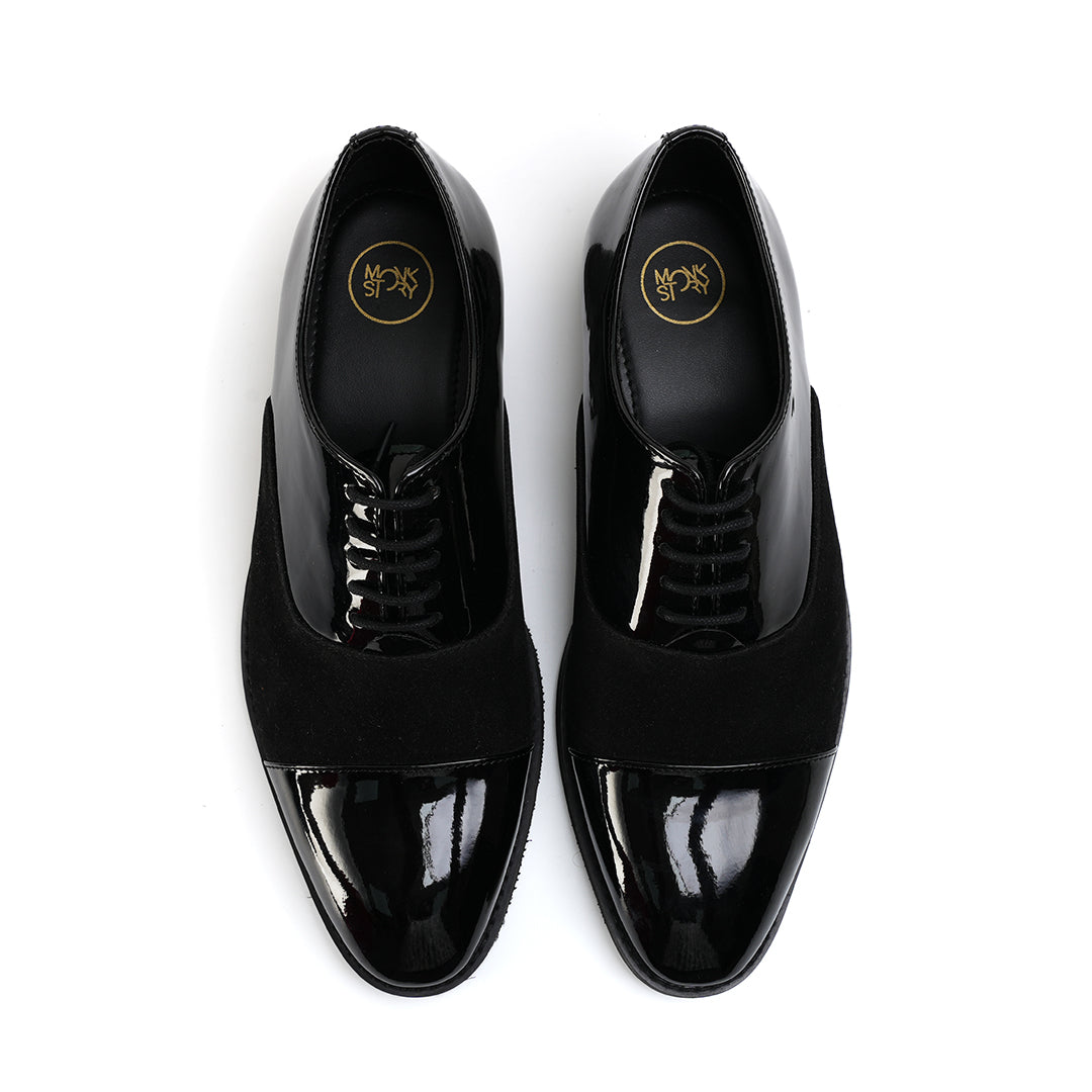 Monkstory Luxury Tuxedo Lace-ups - Black