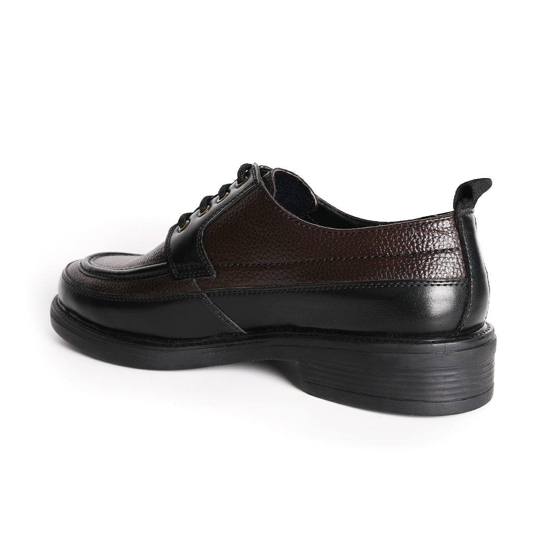 Monkstory Cosmopolitan Derby Lace-Ups  - Black/Brown