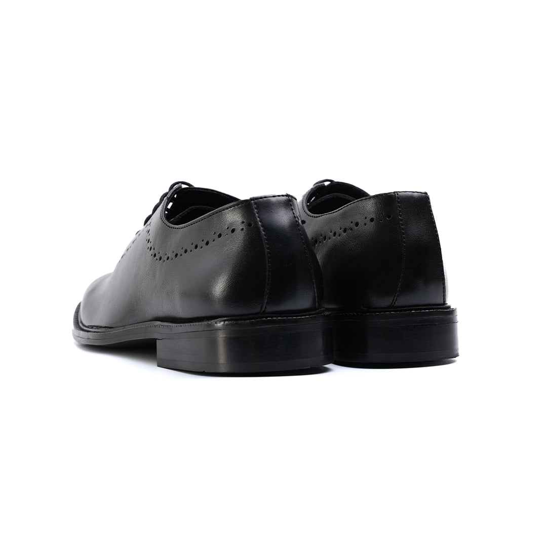 Monkstory Classic Oxford Lace-ups - Matte Black