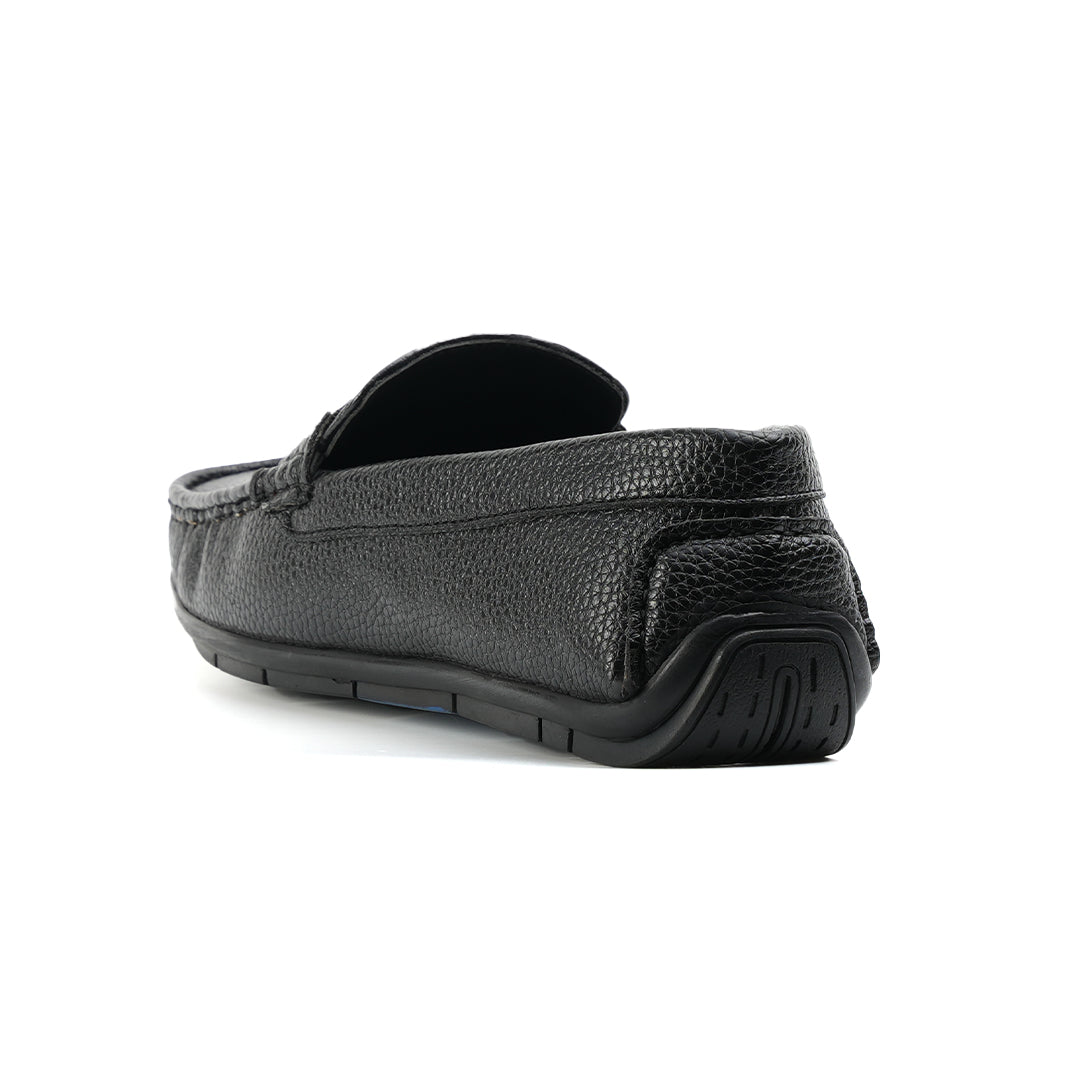 Monkstory Flexi Classic Driving Shoes - Black