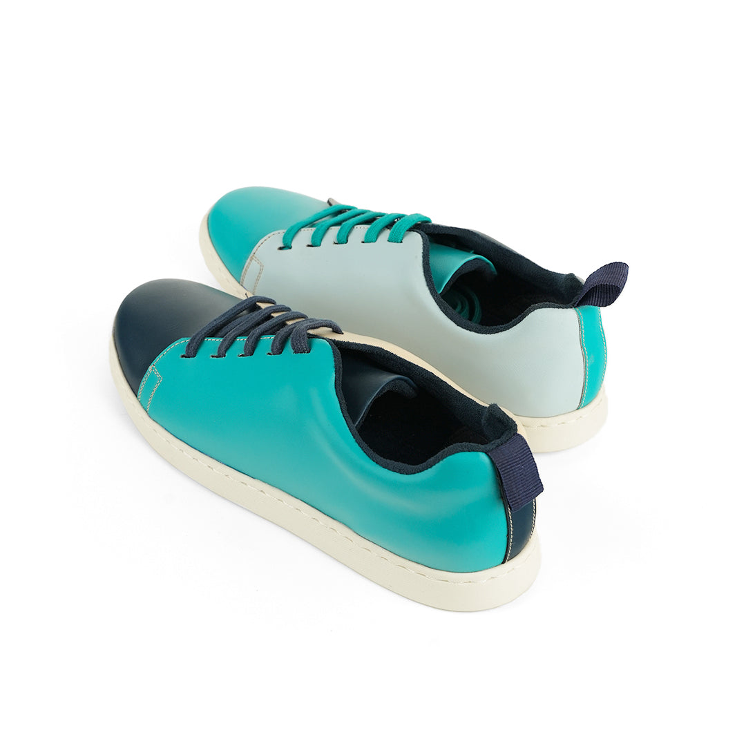 Monkstory Mismatch Alter-Ego Lace Sneakers - Blue