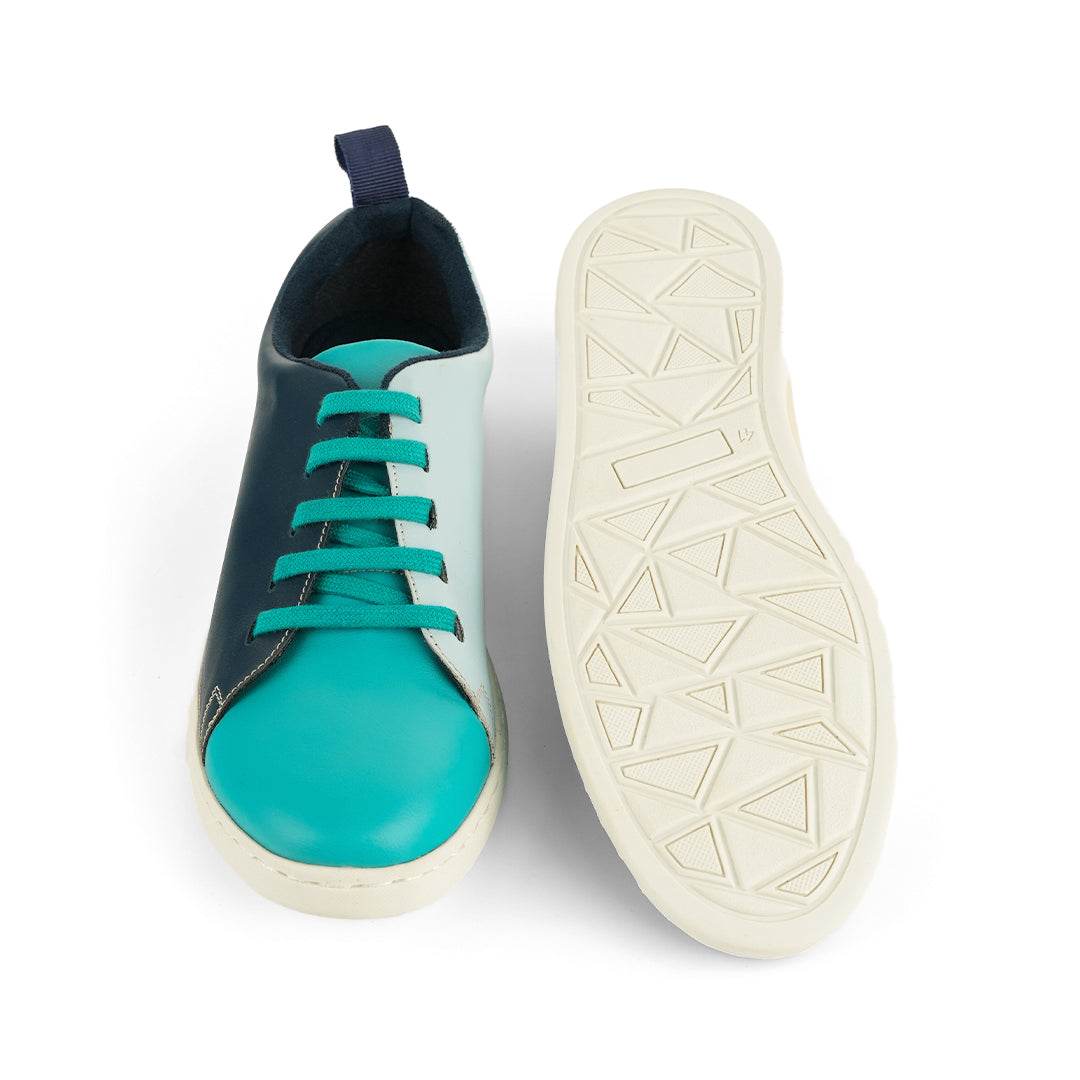 Monkstory Mismatch Alter-Ego Lace Sneakers - Blue