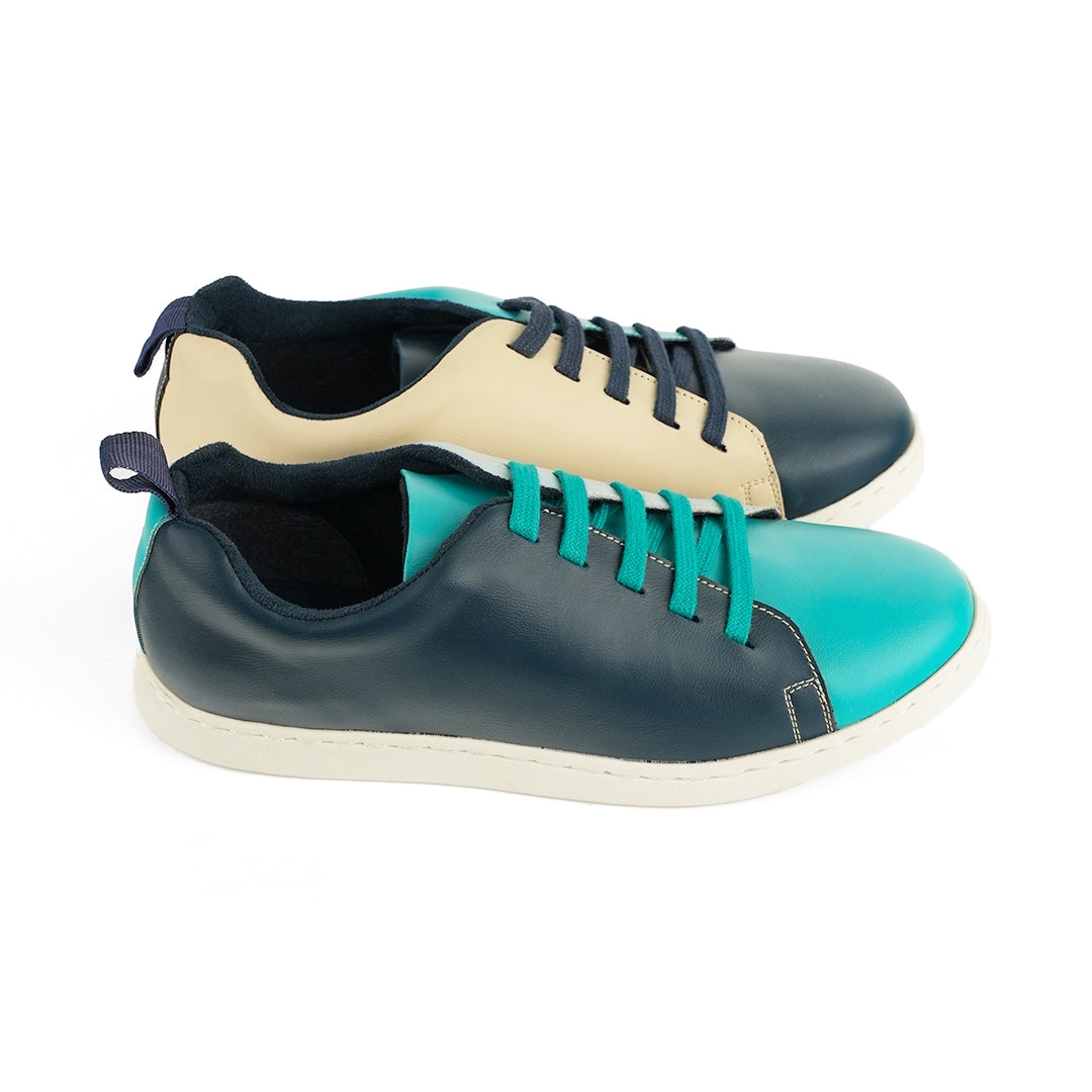 Monkstory Mismatch Alter-Ego Lace Sneakers - Blue