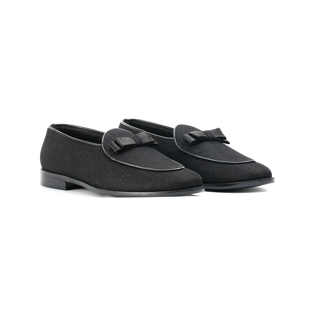 Monkstory Sparkling Belgian Slip-Ons - Black