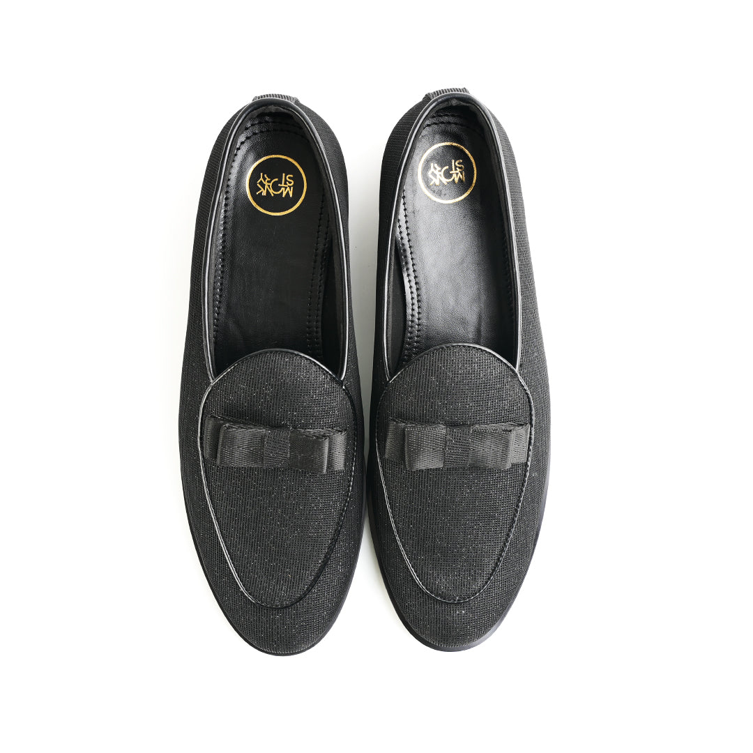 Monkstory Sparkling Belgian Slip-Ons - Black