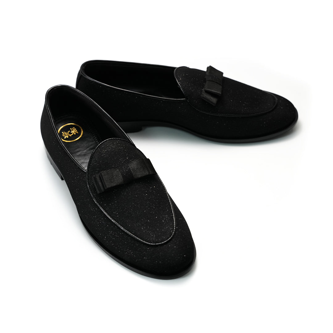 Monkstory Sparkling Belgian Slip-Ons - Black