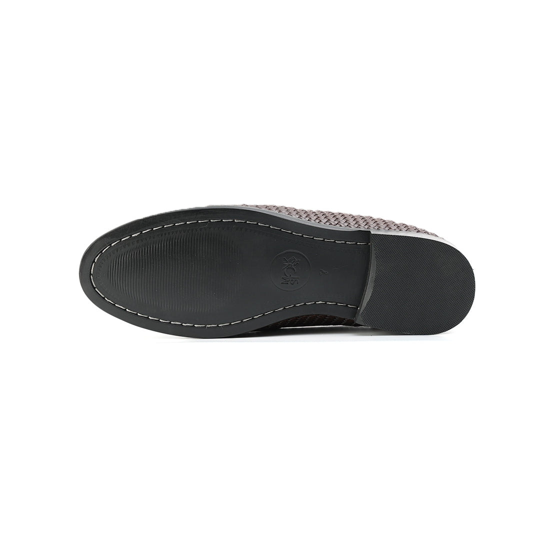 Monkstory Woven Slip-Ons - Brown