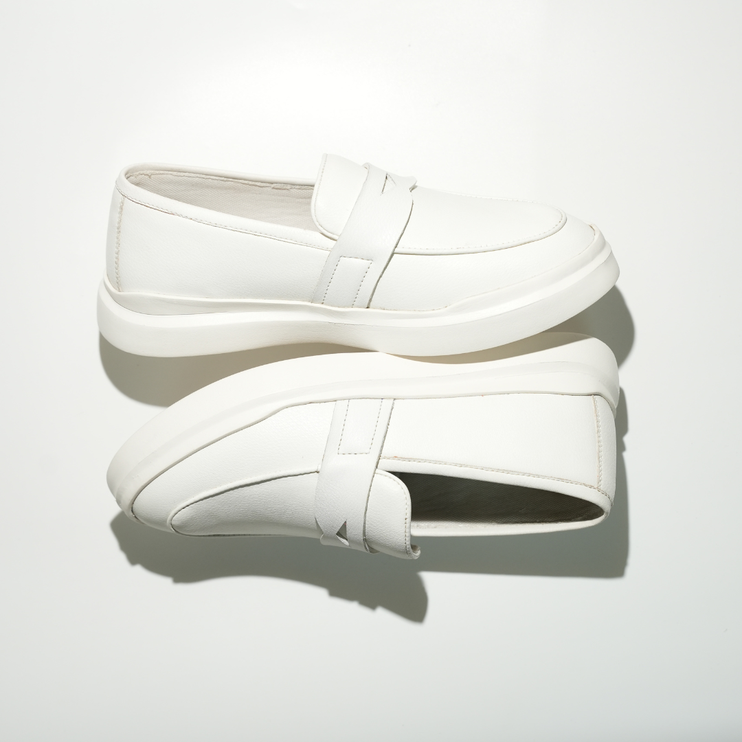 Monkstory Minimal Slip-On Sneakers - White