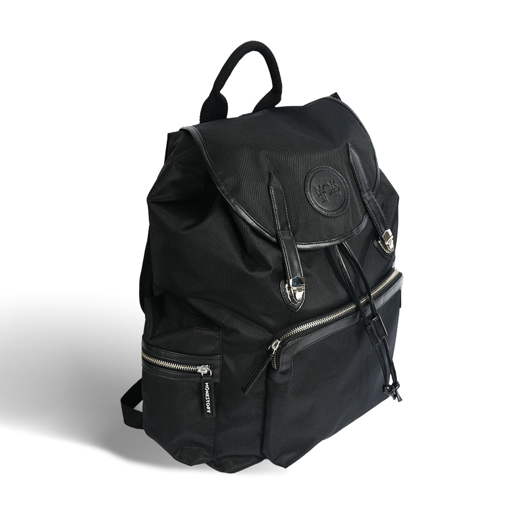 Monkstory Classic Urban Backpack - Black
