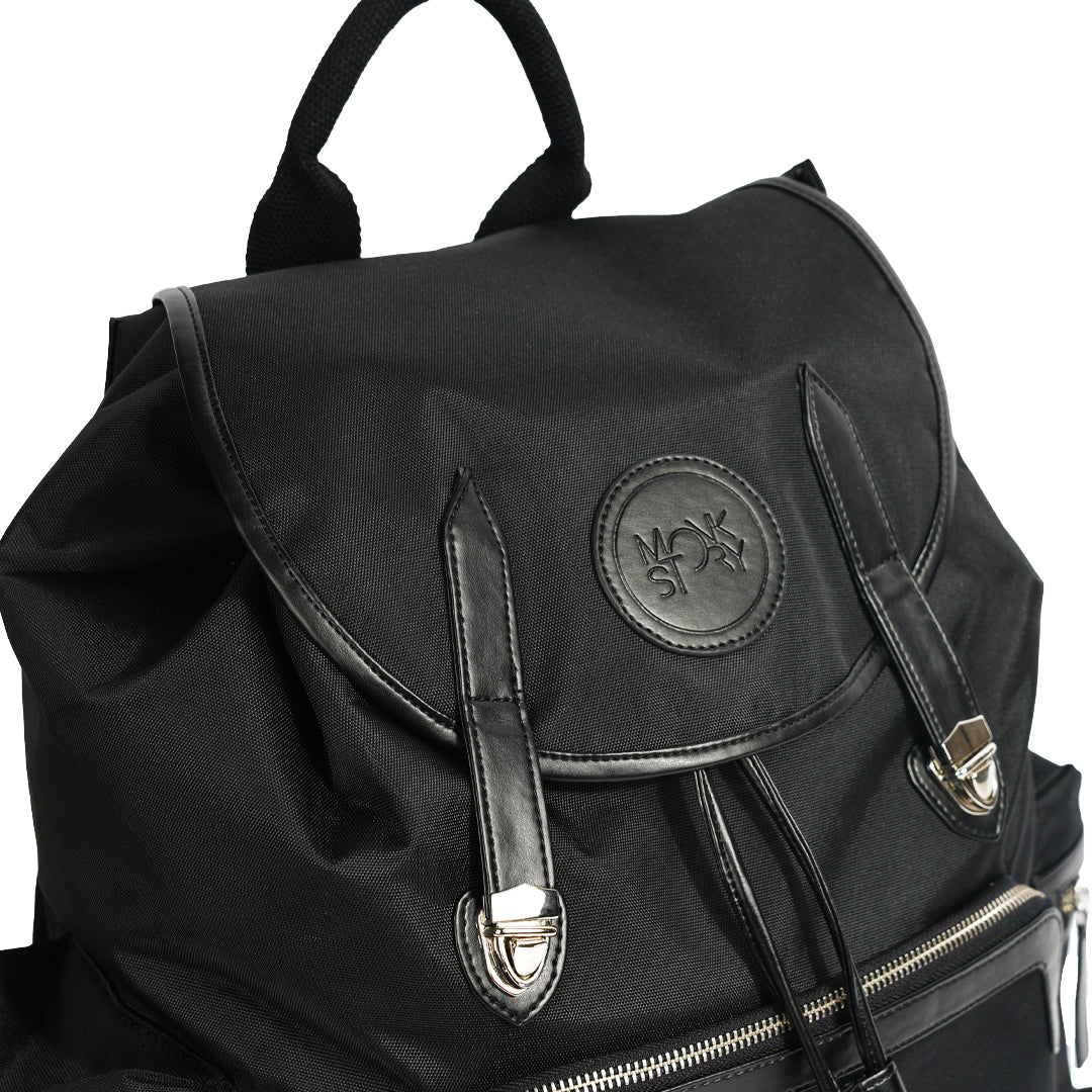Monkstory Classic Urban Backpack - Black