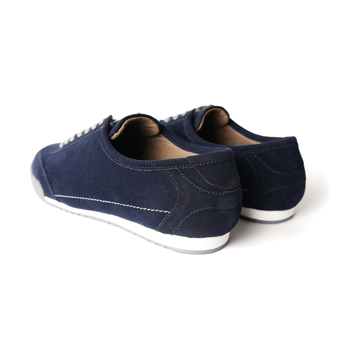 Monkstory Sleek Suede Sneakers  - Blue