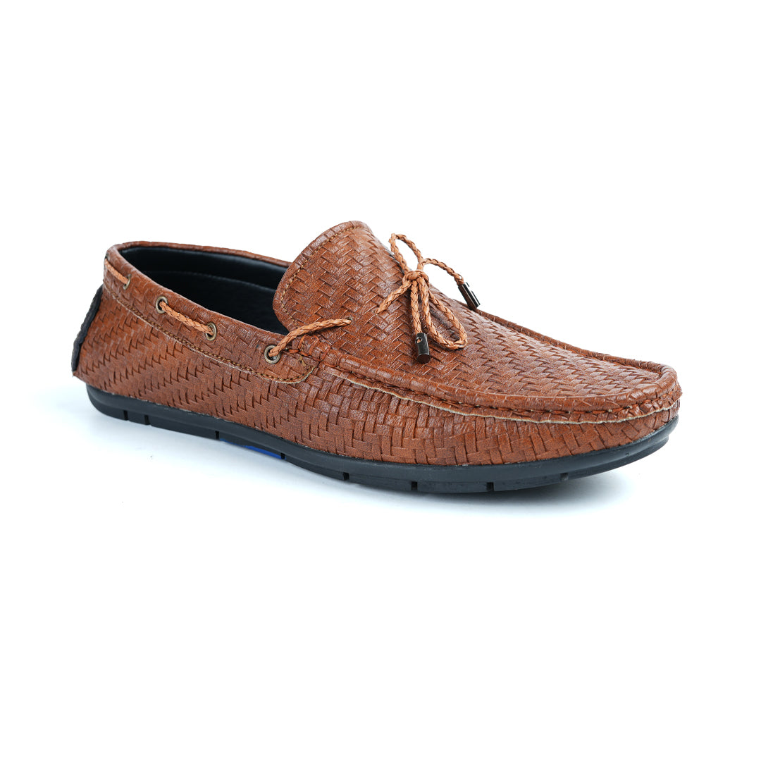 A fashionable men's Monkstory brown loafer with tassels, combining style and comfort.