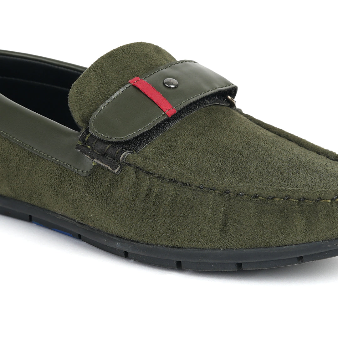 Monkstory Driving Shoes - Olive Green