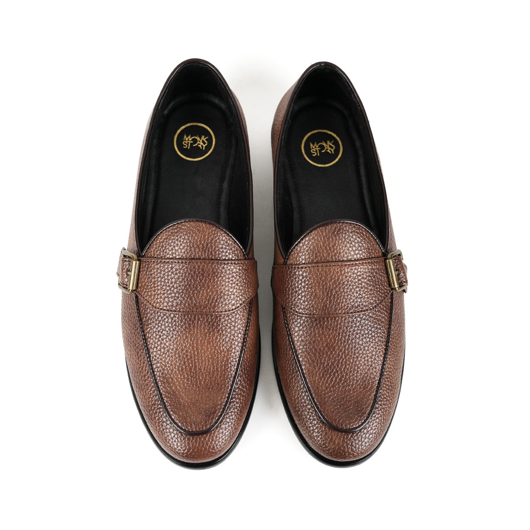 Monkstory Monkstrap Formal Shoes - Brown