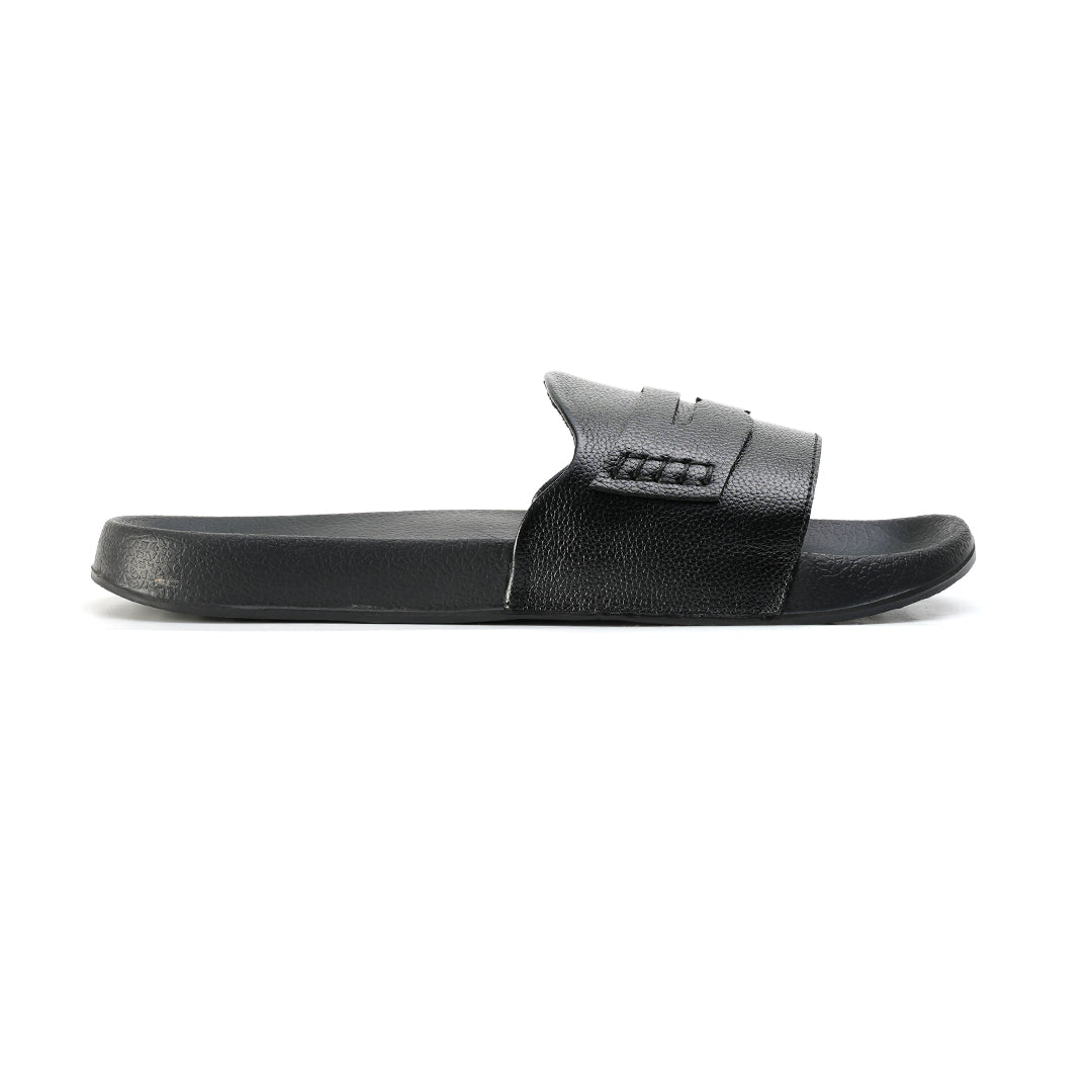 Monkstory Old Money Minimalist Sliders - Black