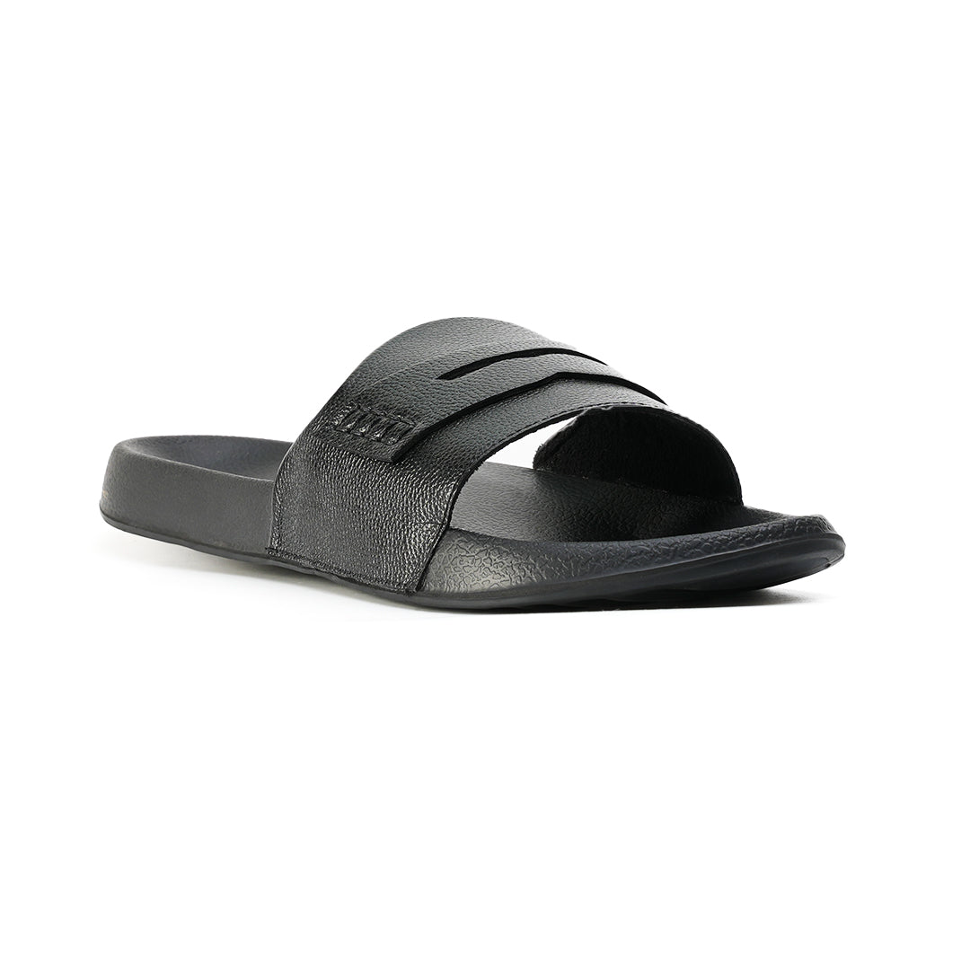 Monkstory Old Money Minimalist Sliders - Black